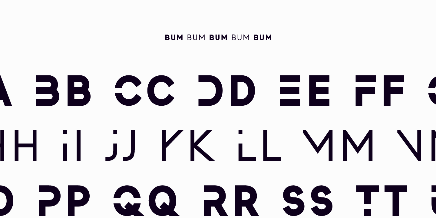 Example font Bumbon #4